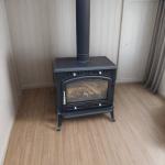 Assembly Required Outdoor Wood Fire Pit Manual Ignition Cast Iron Construction
