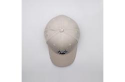 China Customized 6 Eyelets Cotton Baseball Cap Reinforced Seams Elastic Closed Cap supplier