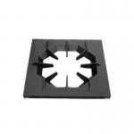                  Square OEM Black Cast Iron Frame Pan Supports              for sale