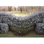 H1.5m Double Twisted 4mm Gabion Baskets Gabion Mesh Bunnings for sale