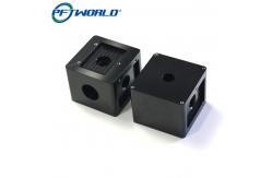 China Precision CNC Aluminum Equipment Box Machined Black Accessories supplier