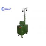 CCTV Camera PTZ Control Mobile Sentry Surveillance Trailer for sale