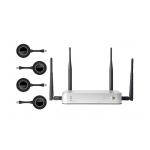 300Mbps Meeting Room Wireless Presentation System 4 Transmitter With 1 Receiver Box