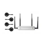 300Mbps Meeting Room Wireless Presentation System 4 Transmitter With 1 Receiver Box for sale