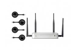 China 300Mbps Meeting Room Wireless Presentation System 4 Transmitter With 1 Receiver Box supplier