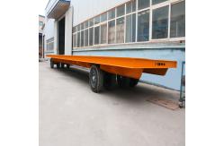 China 50 Tons Heavy Duty Transfer Cart For Material Handling Wireless Remote Control supplier