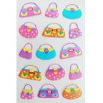 Pretty Handbag Design 3D Foam Stickers For Room Decor OEM & ODM Available for sale