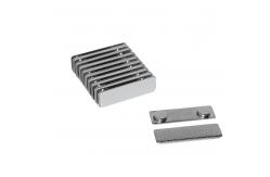 China Stainless Steel Magnetic Name Badge with ±1% Tolerance and Long-Lasting Neo Magnet supplier