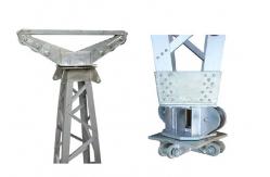 China Frame Style Tower Erection Tools Inner Suspend Lattice Gin Pole Derrick Crane supplier