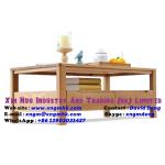 China Wood color OAK Wooden Rectangle Coffee Tables  Living Room Furniture for sale