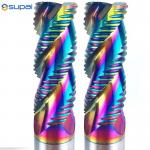 75mm 4 Flute Performance 30 Degree 45 Degree TiAlN Coated Square End Mill 12mm Shank for sale