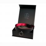 Sample Dongguan Luxury Leather Pet Dog Cat Collar Leashes Custom Gift Box Packaging for sale