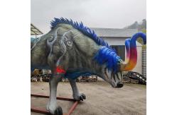 China Infrared Sensor Theme Park Animatronics Mythical Chinese Creatures - Fei supplier