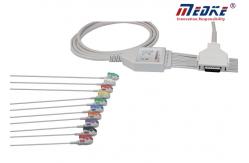 China AHA Coding FDA Shielded 10 Leads FX102F Ecg Patient Cable supplier