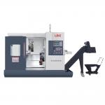 Automatic Horizontal Dual Spindle Dual Turret Lathe With Twin Spindles for sale