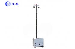 China 360° Continuous Rotation Mobile Surveillance Trailer Urgent Surveillance Solar Power Supply supplier
