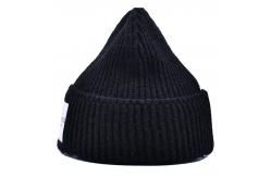 China Custom Embroidery / Printed Logo Acrylic Beanies Jacquard Knitted Hats Warm Hat With Patch supplier