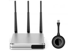China Silver Wireless Hdmi Transmitter Receiver Kit Aluminum Full HD supplier