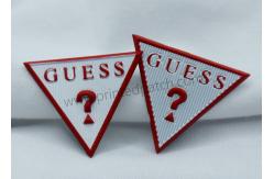 China Raised TPU Clothing Labels 0.5mm Jacket Patch Adhesive Backing supplier