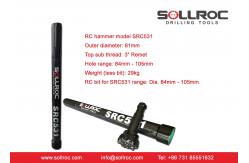 China SRC531 Rock Drilling Tools Reverse Circulation Drilling Hammer For Thread 3 Remet supplier