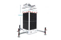 China Solar Mobile Surveillance Unit Mobile Solar Light Tower For Job Sites Events supplier