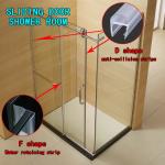 F Shaped Sliding Shower Door Seal Strip