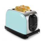 Customized 2 Slice Pop Up Brushed Steel Toaster Reheat Function