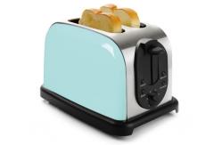 China Customized 2 Slice Pop Up Brushed Steel Toaster Reheat Function supplier
