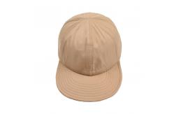 China Drawstring Adjustable Flat Brim Shading Camper Cap 62CM Embroidery Pattern supplier