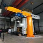 Customized Electric Pillar Mounted Jib Crane 360 Degrees Rotation With Electric Chain Hoist for sale