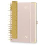 FSC Certificate Customizable Weekly Planner Soft Cover Light Pink 2023 for sale