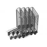Full Security Galvanized Roll Cage Pallets Nestable Trolley