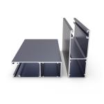 Windows Doors Frame 0.8mm 6063 Anodized Aluminum Profiles for sale