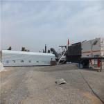Steel Plate Asphalt Tank , 40m3 Horizontal Road Construction Heavy Equipment for sale