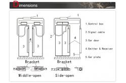 China 2 IN 1 Sensitive Touch Elevator Light Curtain / Safety Light Curtains supplier