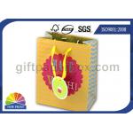Full Color Printing Custom Brown Kraft Paper Bags For Birthday Gift Packaging for sale