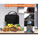 Shockproof protective &Storgae Reusable Lunch Bag Men - Insulated Small Lunch Bag