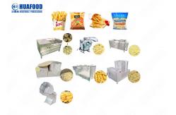 China Ss304 Material French Fries Processing Line Food Processing 12 Months Warranty supplier