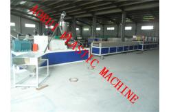 China WPC Chair Profile Plastic Extrusion Line , Bench Profile Machine supplier