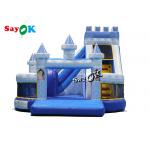 5m 16.5ft Blue Princess Bouncing Castle Commercial Inflatable Jumping Hhouse for sale