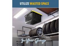 China Garage Overhead Bins Rack Ceiling Container Bins Rack Overhead Garage Storage Racks supplier