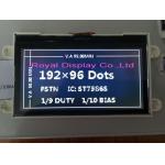 Royal 192X64 Dots Mono LCD Screen Blacklight Graphic LCD Module FSTN Cog OLED Display for sale