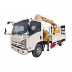 Factory Quality Mini Small Cargo Truck 1ton Truck Mounted Crane for sale