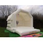 hot sale white inflatable wedding party bouncer for decoration inflatable white bouncer house castle for sale