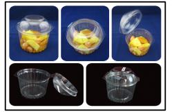 China Food Grade Plastic PET Biodegradable Clamshell Food Containers 8oz 12oz 16oz supplier