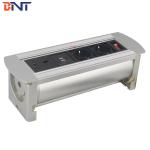 Customize Power Data Switch Desktop flip up Socket electrical Retractable Office with HD-MI and network for sale