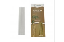 China Compostable Biodegradable Bamboo Fiber Straw For Hot Cold Drinks supplier
