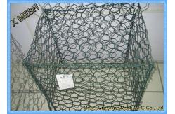China ASTM A 975 PVC Coated Gabion Baskets Double Twisted Woven Mesh Fit Riverbank supplier