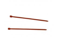China Orange Snaplock Nylon Cable Ties 100mm For Wire Harness Computer Cable supplier