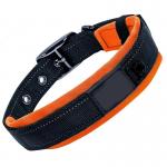 Reflective Plain Nylon Adjustable Webbing Dog Collars Padded XS S M L Custom Size for sale